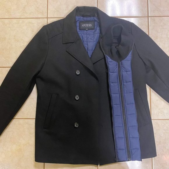 MODERN GUESS PEACOAT - Picture 3 of 11